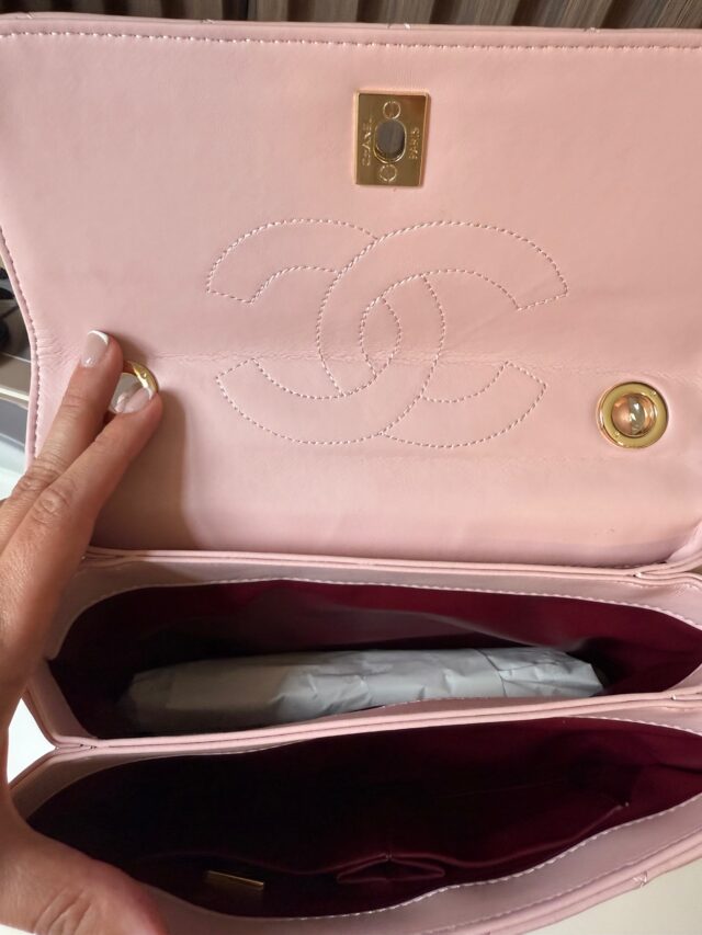 C BABY PINK BAG - Image 4