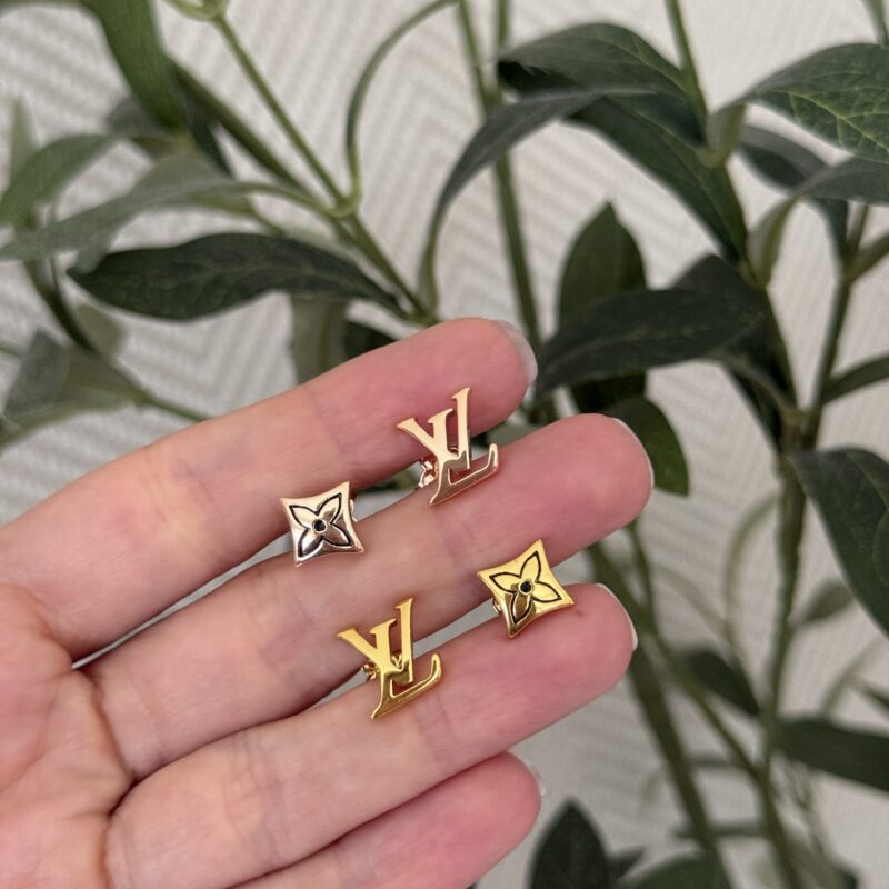 L STUD ROSE/GOLD