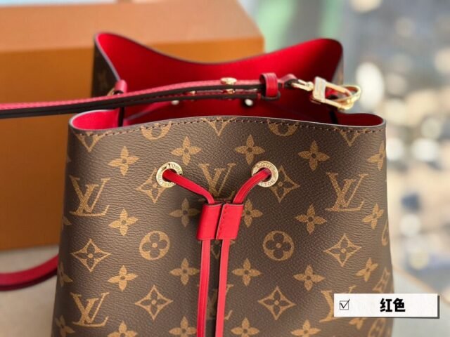 L BAG BLACK & RED - Image 7