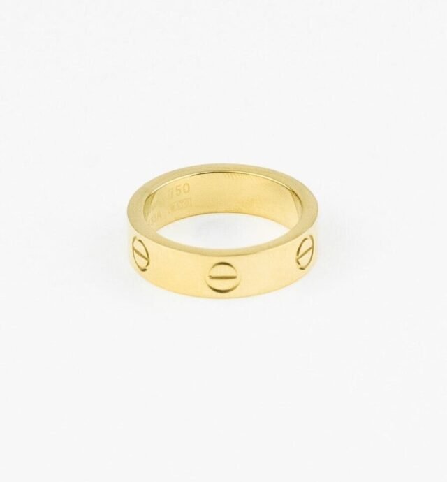 LOVE BASIC GOLD RING - Image 2