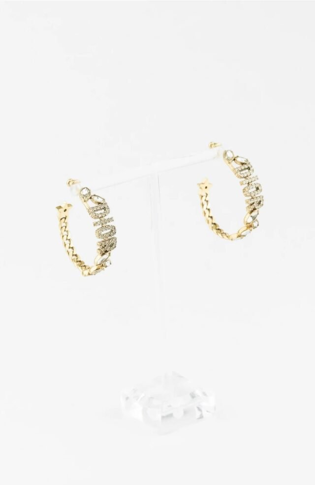 Hoop Diamond Earring