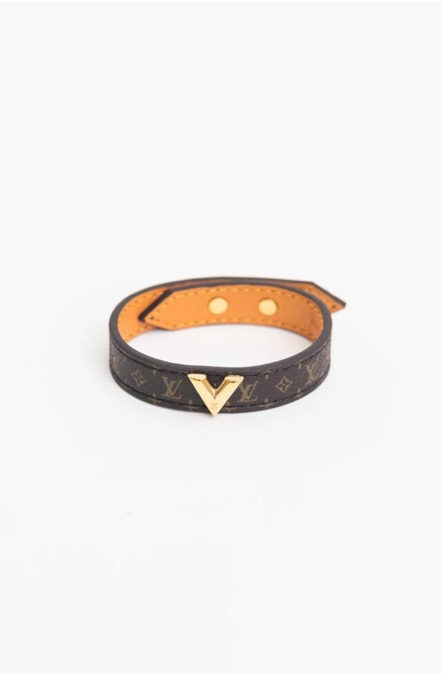 L LEATHER PRINT BRACELET