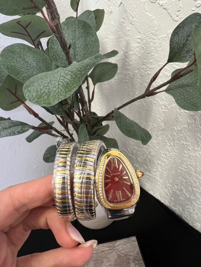 B WATCH SILVER & RED