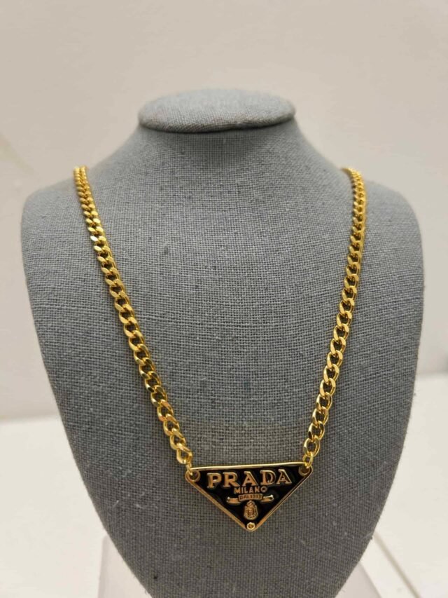 P Gold Necklace