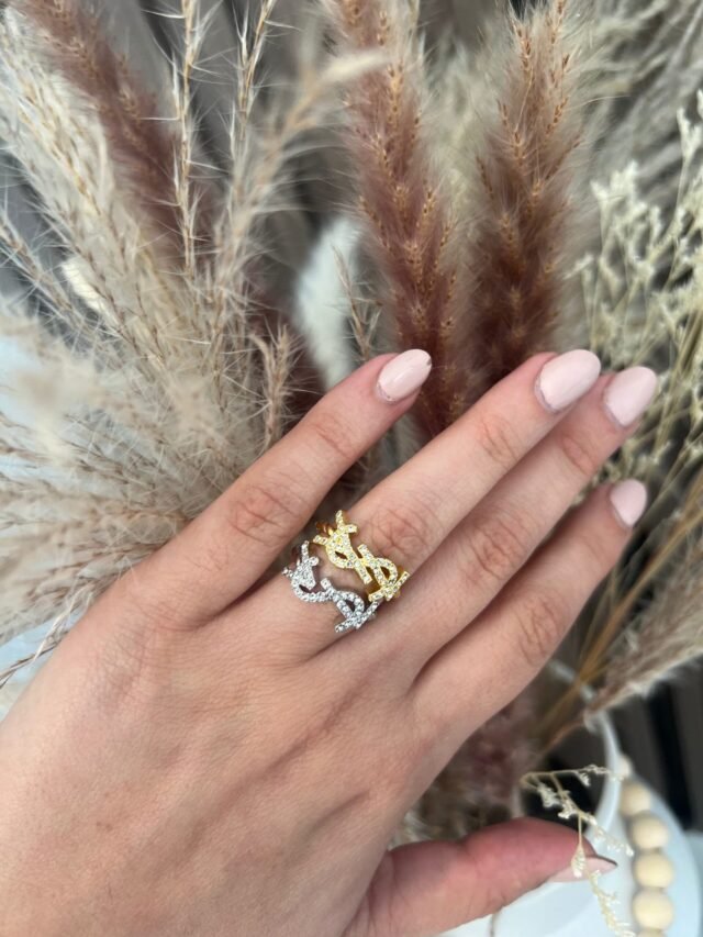 YS RING SILVER AND GOLD