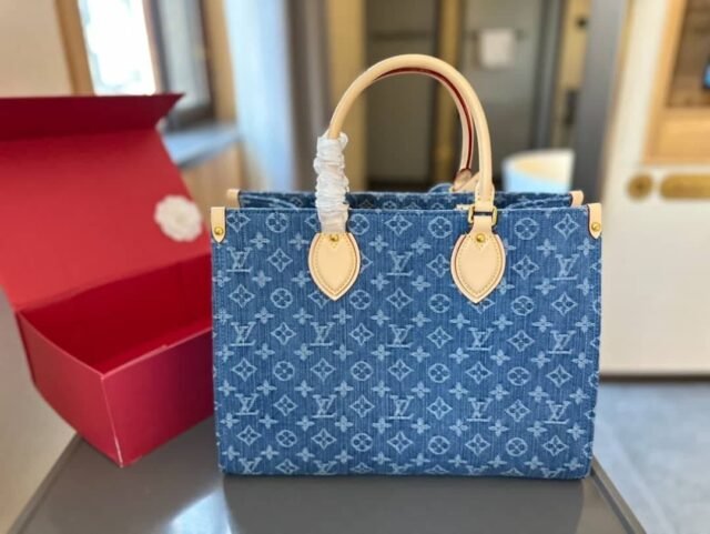 L TOTE DENIM 35CM