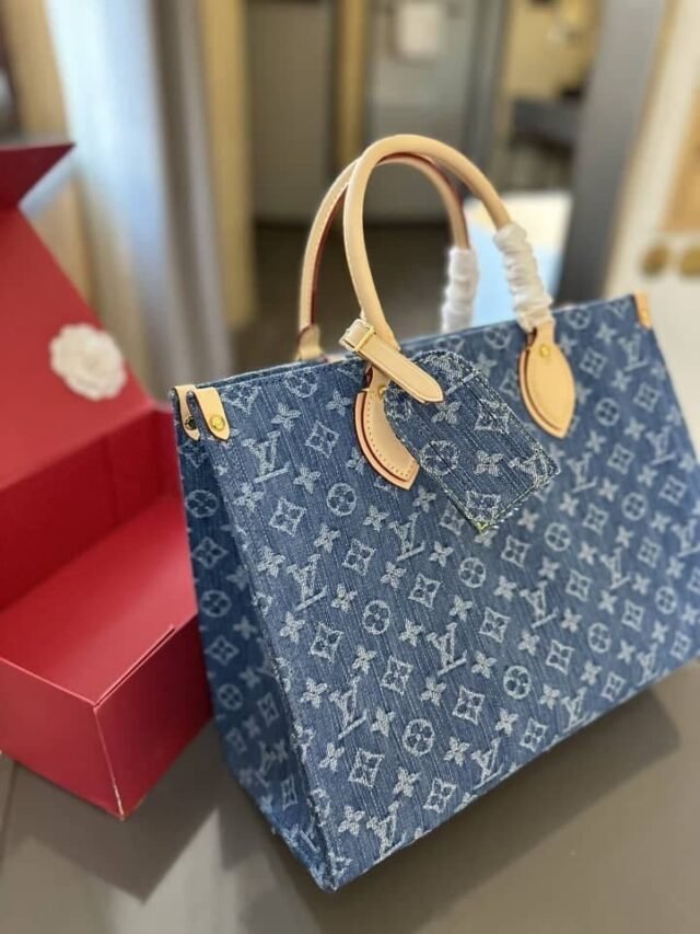 L TOTE DENIM 35CM - Image 2