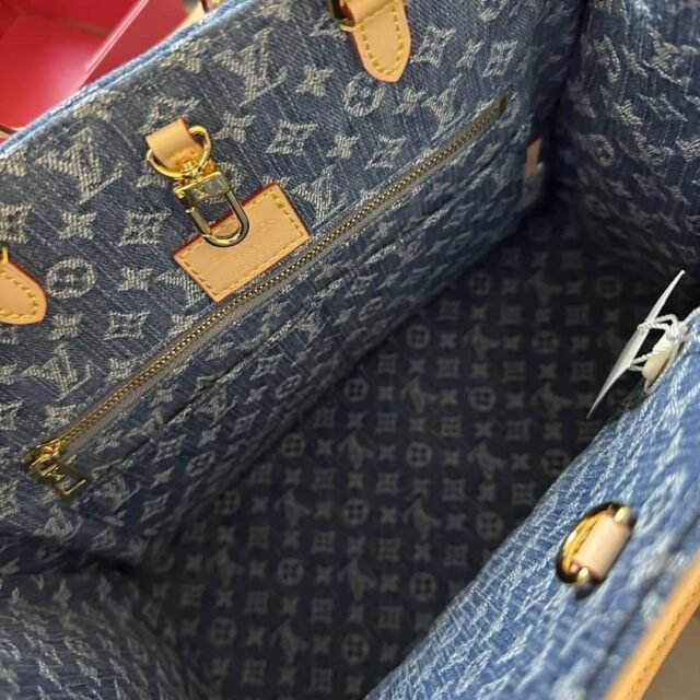 L TOTE DENIM 35CM - Image 3