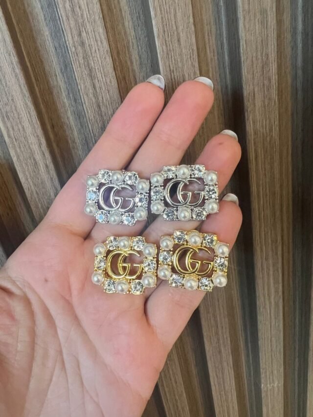 G SILVER AND GOLD EARRING - Image 2