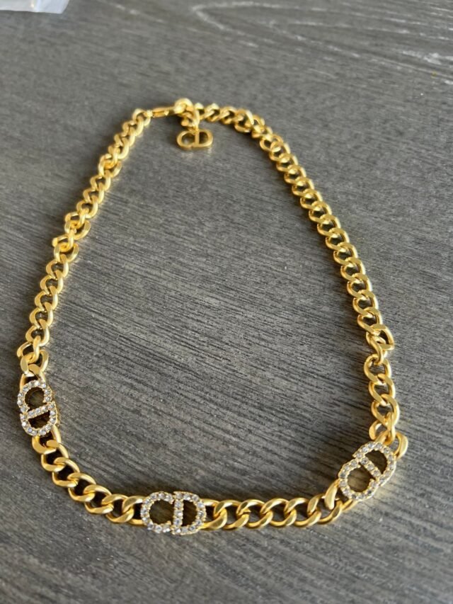 New Gold Diamond Choker
