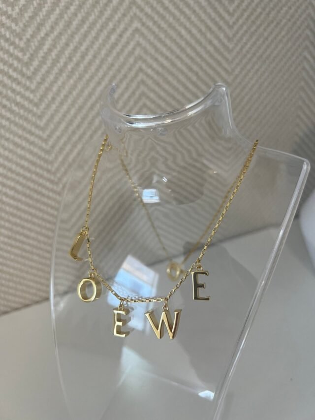 L GOLD NECKLACE - Image 2
