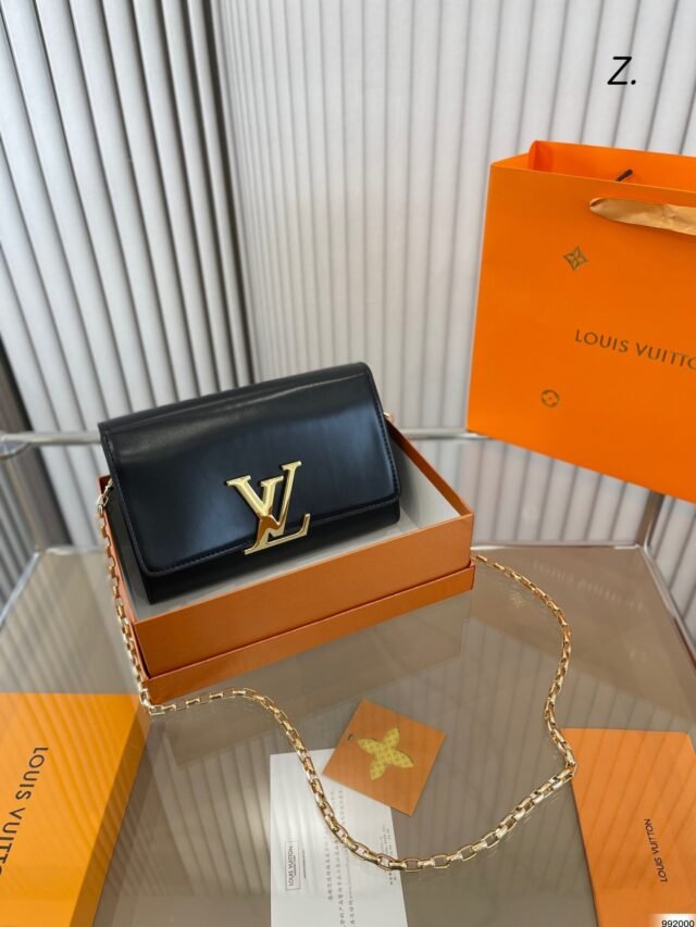 L BLACK&GOLD BAG