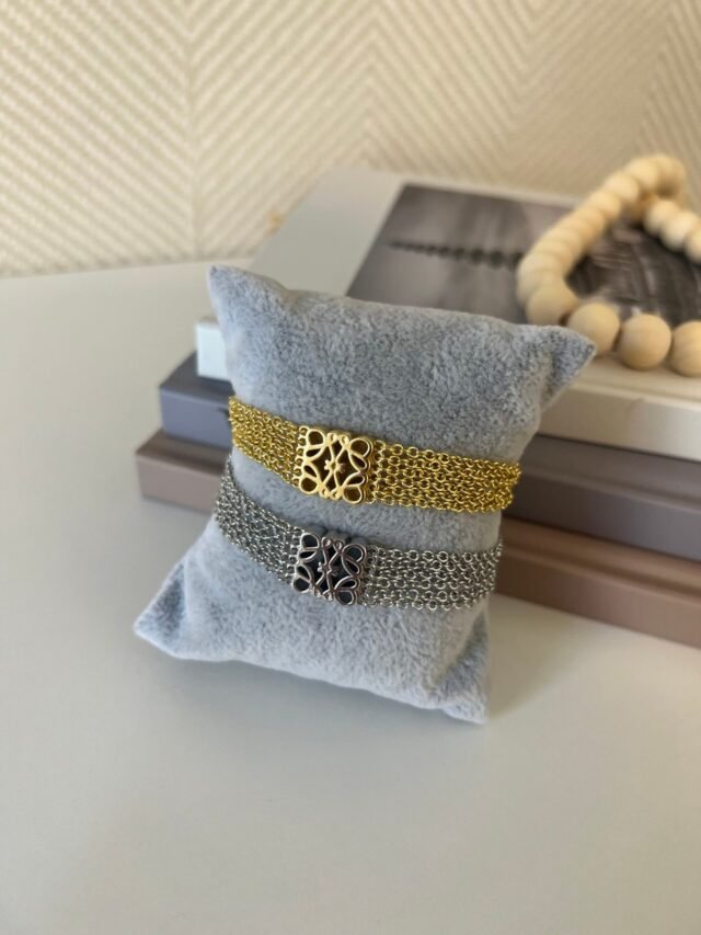 L GOLD & SILVER BRACELET - Image 2