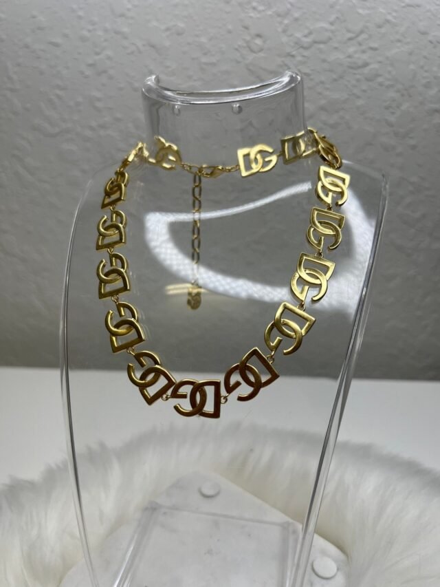 D Gold Necklace - Image 3