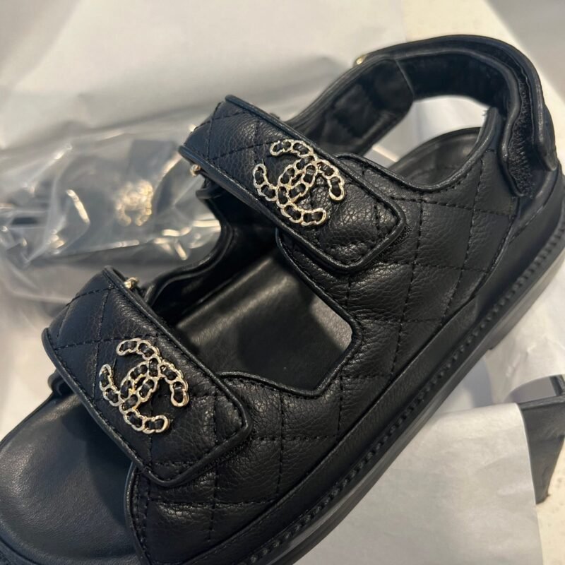 C BLACK SANDALS