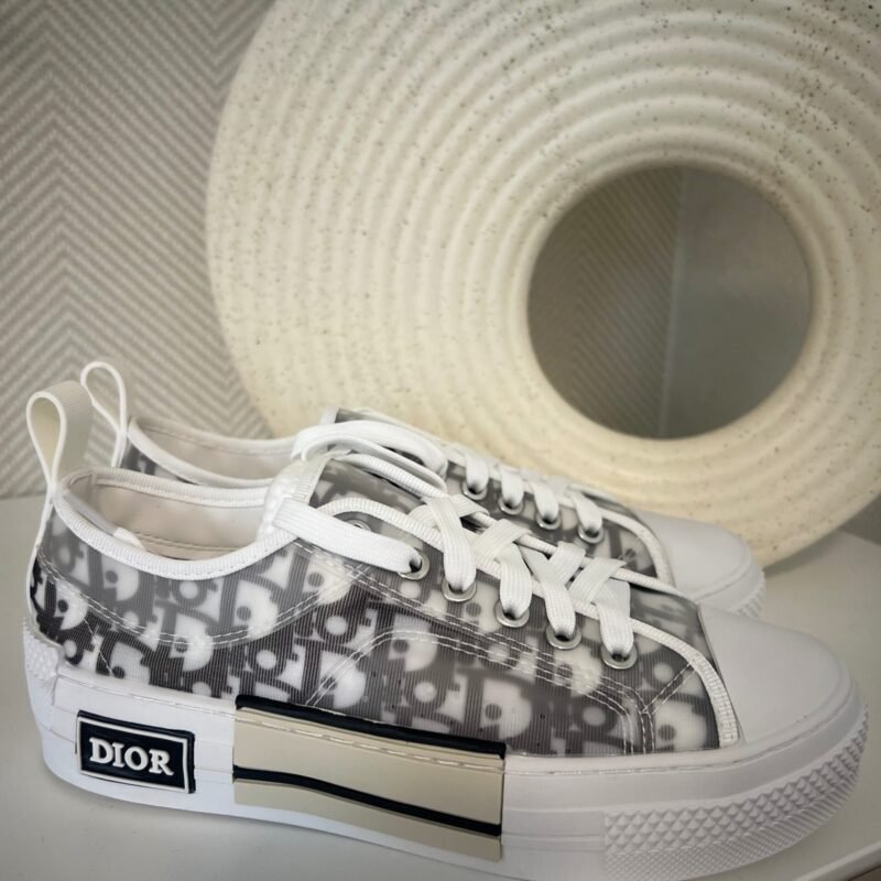D CLEAR & BLUE SNEAKERS