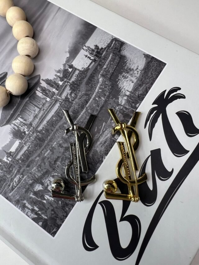 YS PEARL GOLD & SILVER BROOCH - Image 3