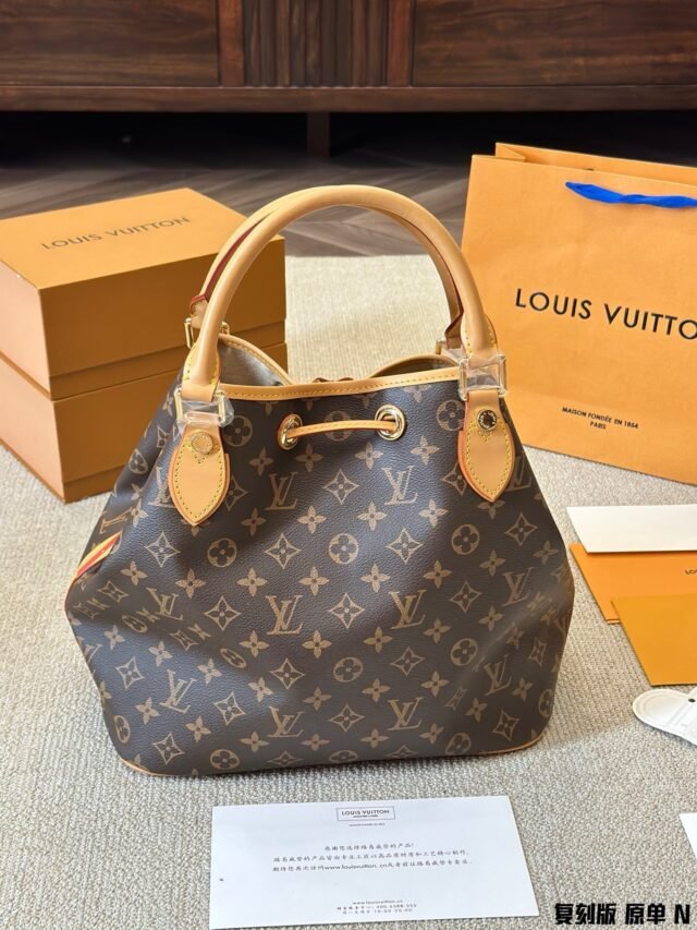 L PRINT BROWN BAG - Image 2