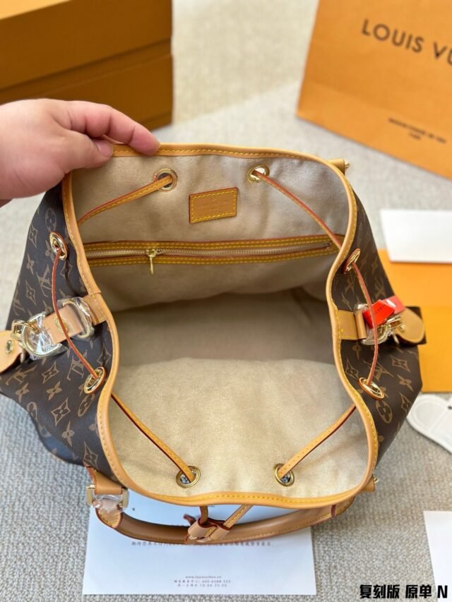 L PRINT BROWN BAG - Image 5