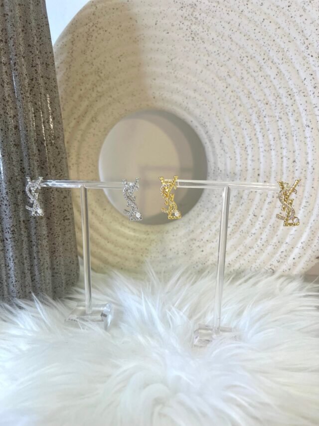 YS SILVER & GOLD EARRING