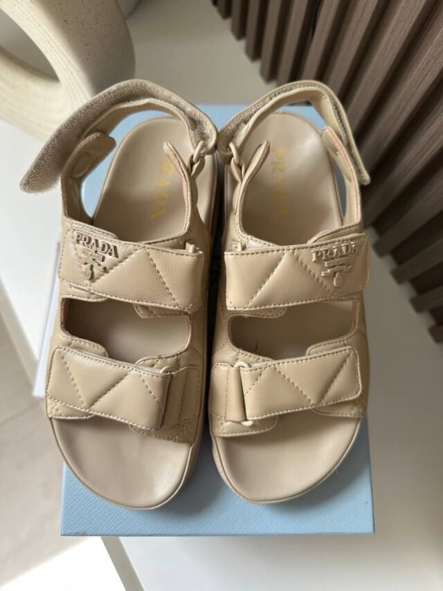 P BEIGE SANDALS