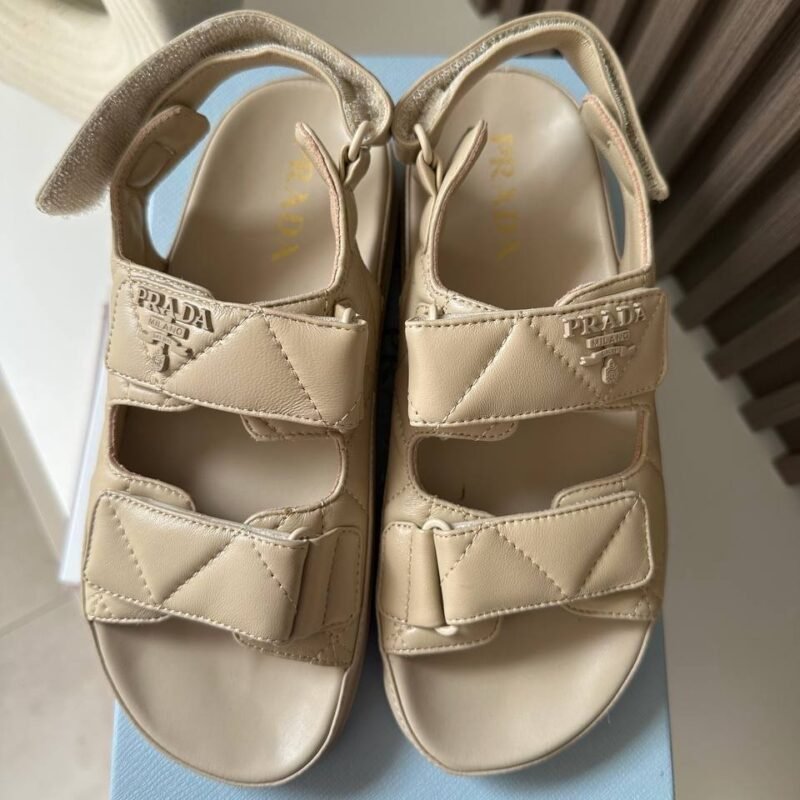P BEIGE SANDALS