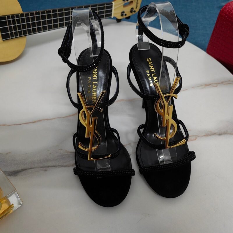 YS BLACK SANDALS