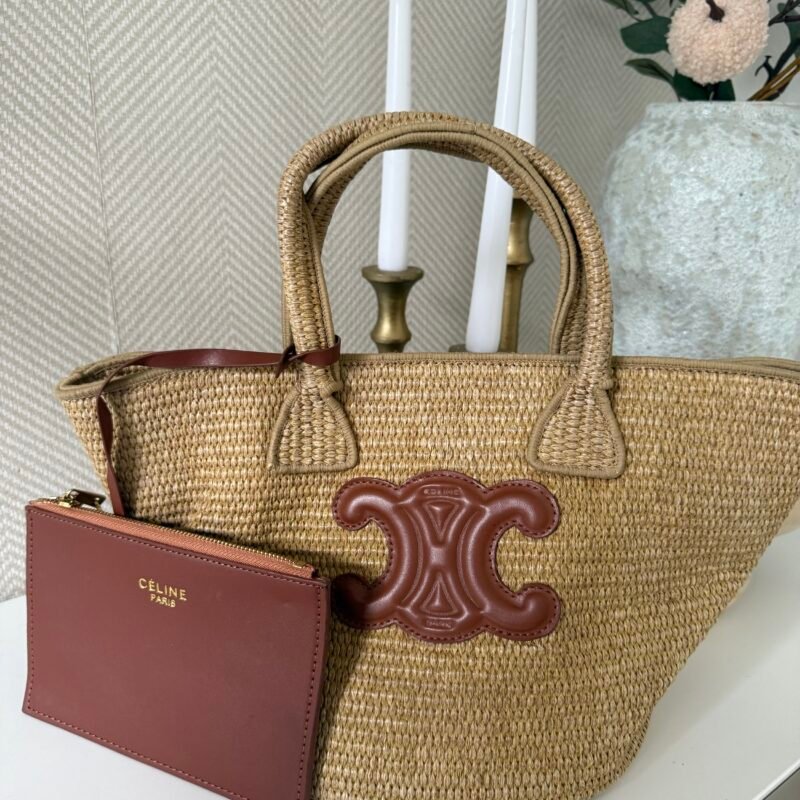 C RAFFIA BAG