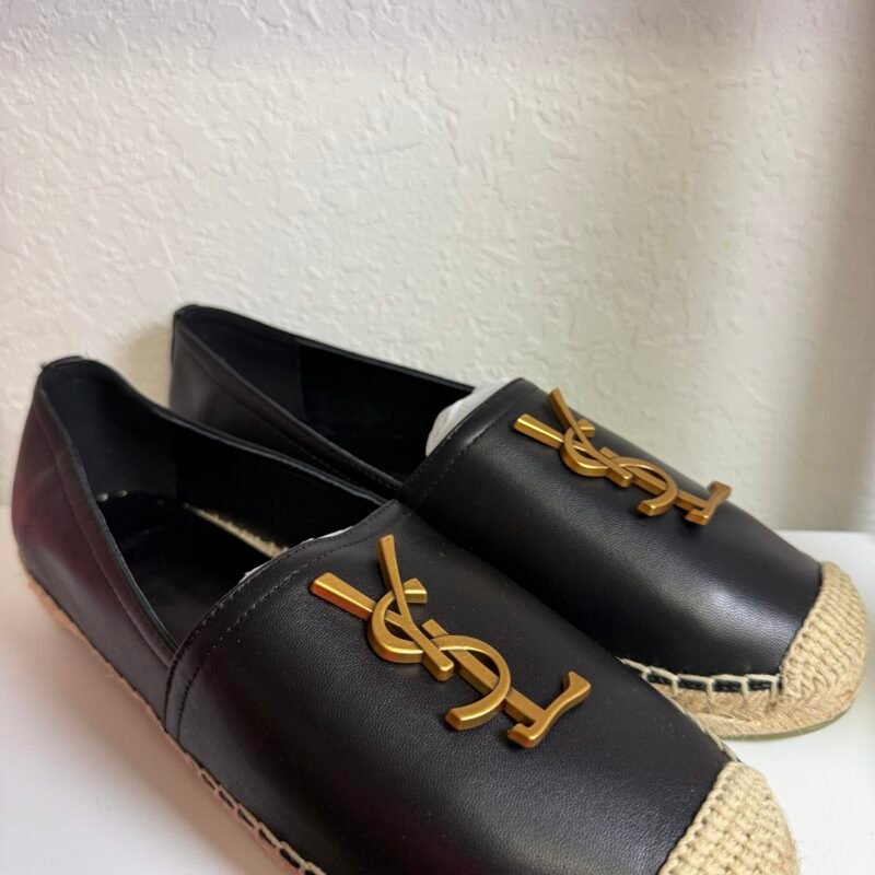 YS LEATHER ESPADRILLES